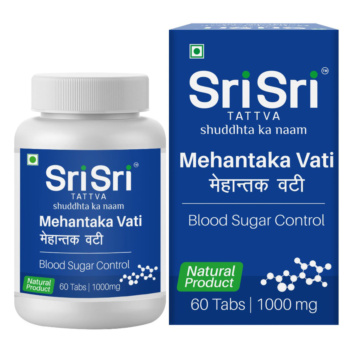 Sri Sri Tattva Mehantaka Vati 1000 mg, 60 Tablets, Pack of 1 Sri Sri Tattva Mehantaka Vati 1000 mg, 60 Tablets, Pack of 1