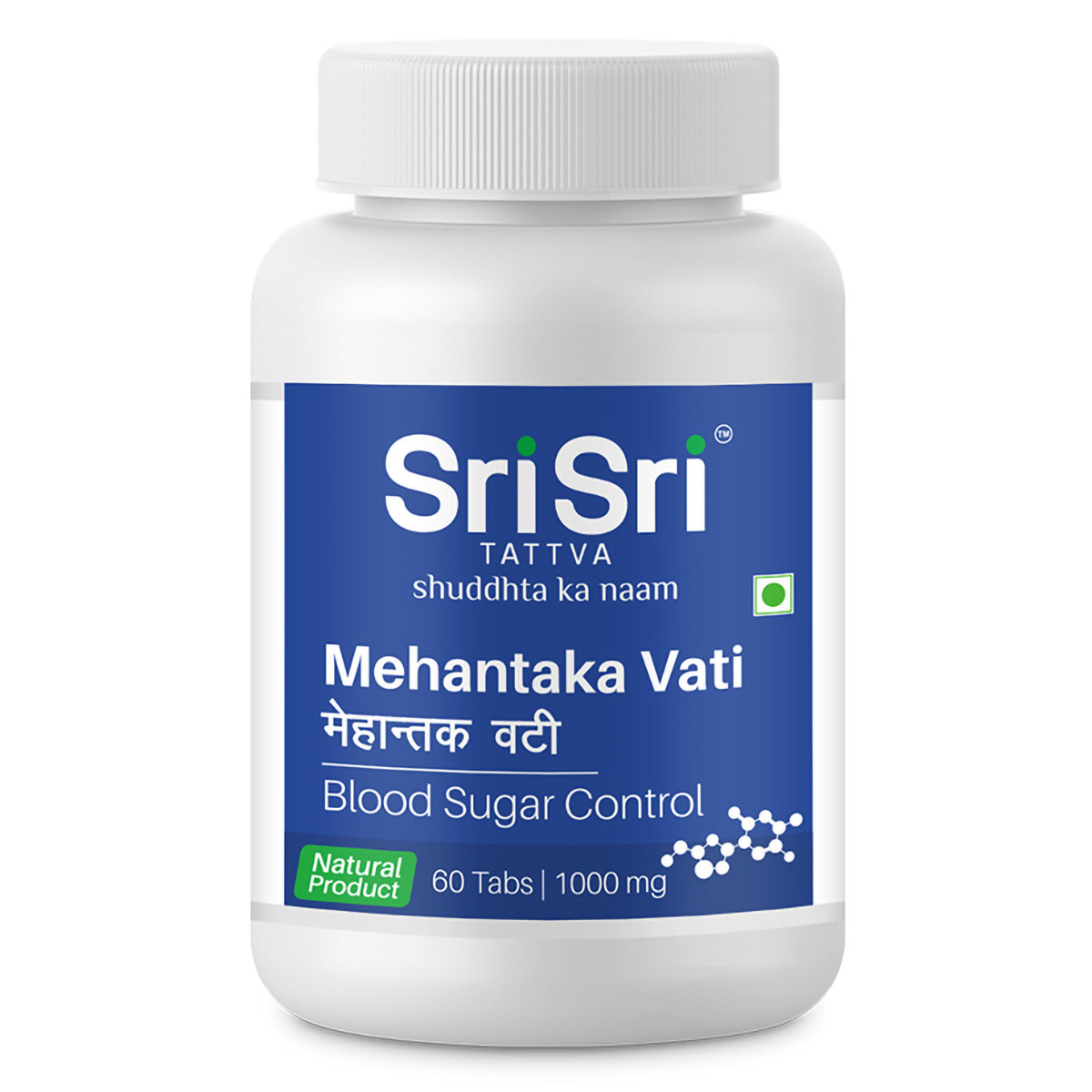 Sri Sri Tattva Mehantaka Vati 1000 mg, 60 Tablets, Pack of 1 Sri Sri Tattva Mehantaka Vati 1000 mg, 60 Tablets, Pack of 1