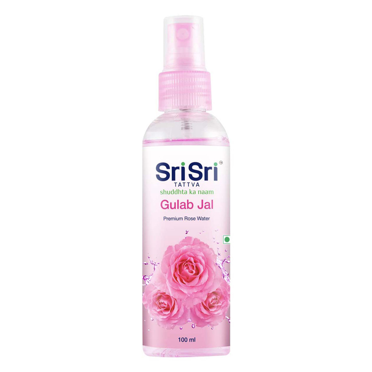 Sri Sri Tattva Gulab Jal Premium Rose Water 100 ml | With Rose Extracts | Natural Skin Toner, Cleanser & Moisturiser| 100% Natural, Pack of 1 Sri Sri Tattva Gulab Jal Premium Rose Water 100 ml | With Rose Extracts | Natural Skin Toner, Cleanser & Moisturiser| 100% Natural, Pack of 1