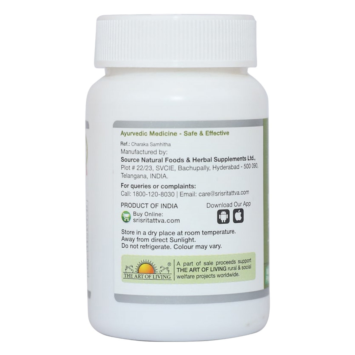 Sri Sri Tattva Neem 300 mg, 60 Tablets, Pack of 1 Sri Sri Tattva Neem 300 mg, 60 Tablets, Pack of 1