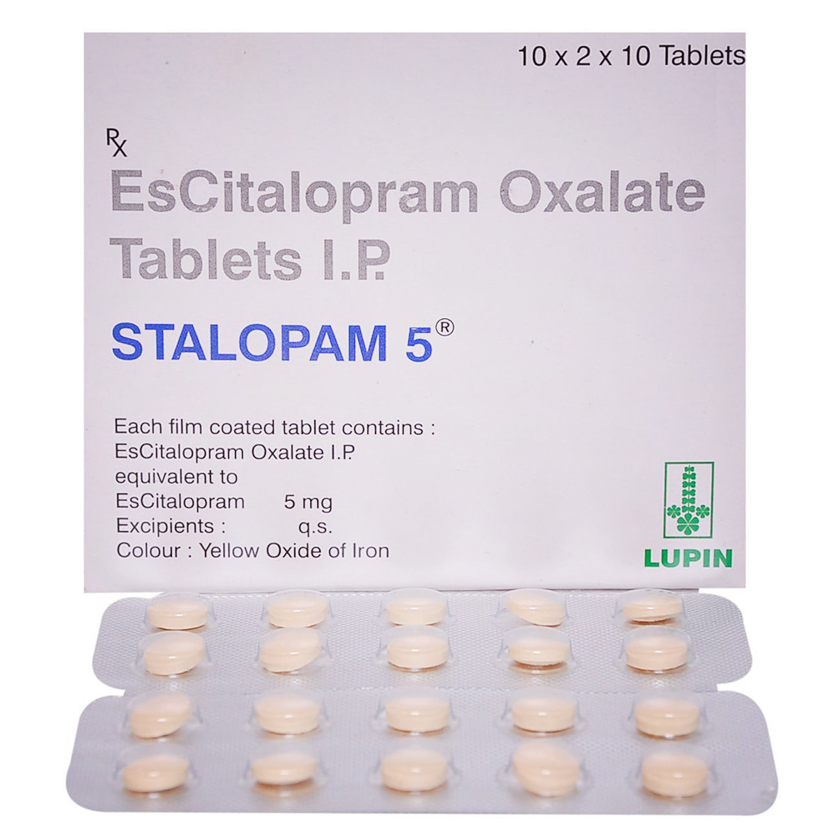 Stalopam 5 Tablet 10's, Pack of 10 TABLETS Stalopam 5 Tablet 10's, Pack of 10 TABLETS