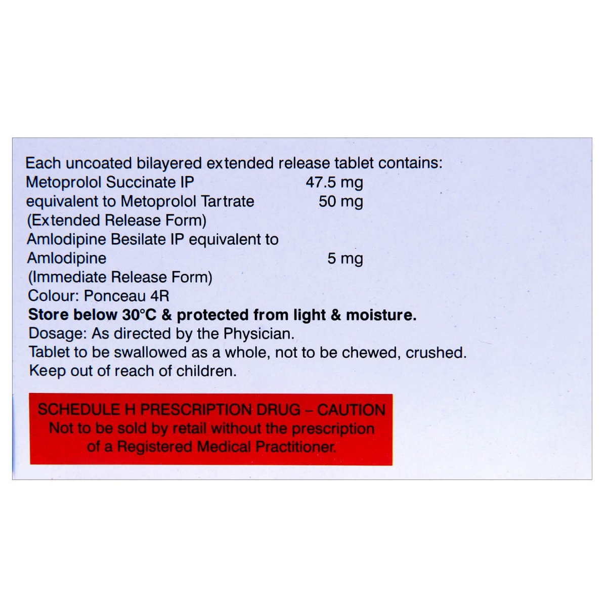 Starpress-AM XL 50 Tablet 10's, Pack of 10 TABLETS Starpress-AM XL 50 Tablet 10's, Pack of 10 TABLETS