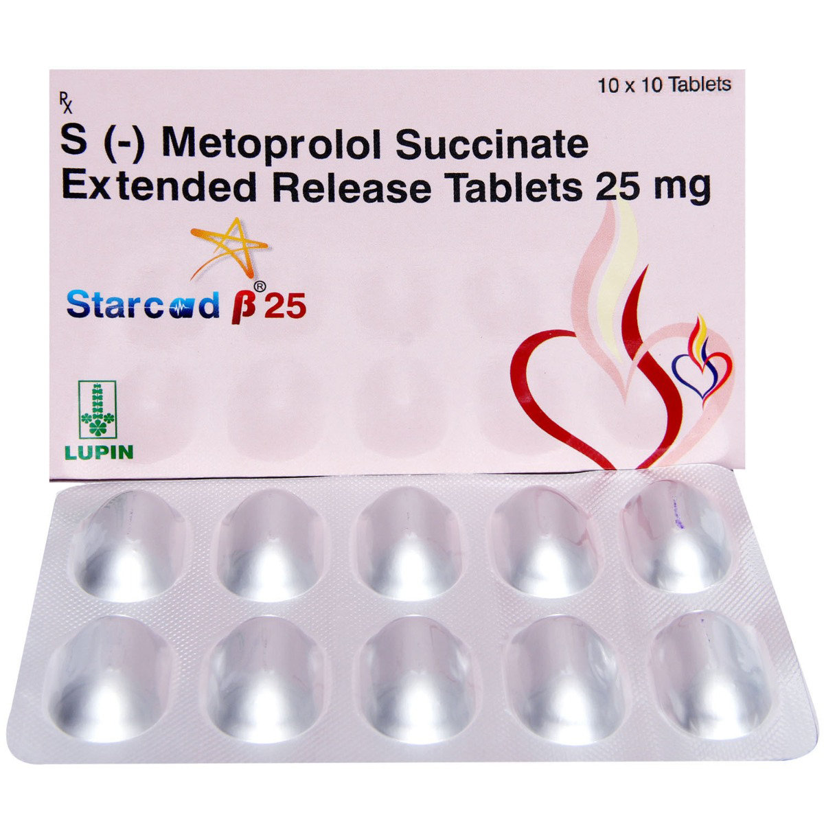 Starcad Beta 25 mg Tablet 10's, Pack of 10 TABLETS Starcad Beta 25 mg Tablet 10's, Pack of 10 TABLETS
