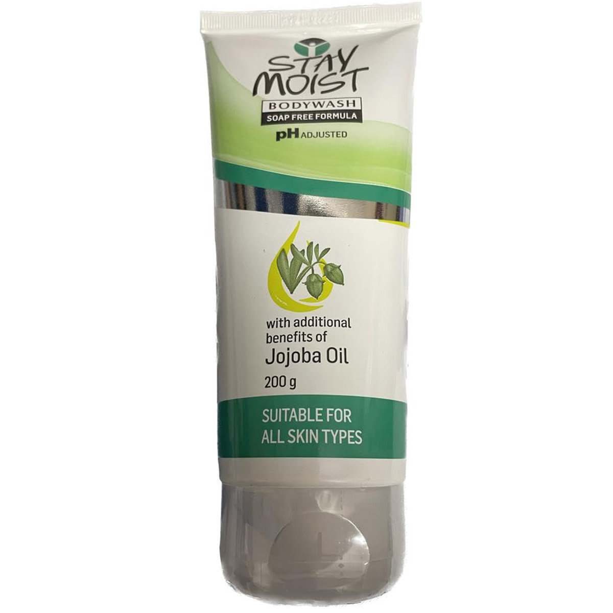 Stay Moist Bodywash 200 gm | Jojoba Oil | Provides Complete Moisturisation | For All Skin Type, Pack of 1 Stay Moist Bodywash 200 gm | Jojoba Oil | Provides Complete Moisturisation | For All Skin Type, Pack of 1