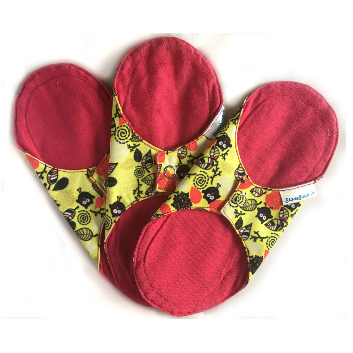 Stonesoup Petals Mandya Pads, 3 Count, Pack of 1 Stonesoup Petals Mandya Pads, 3 Count, Pack of 1