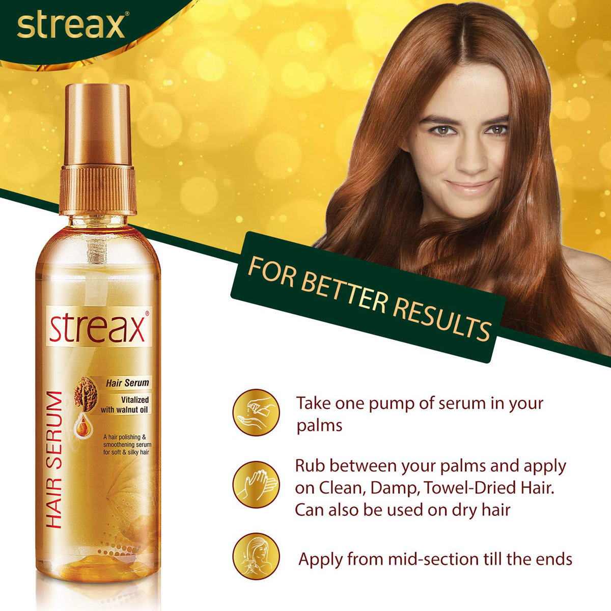 Streax Hair Serum, 100 ml, Pack of 1 Streax Hair Serum, 100 ml, Pack of 1
