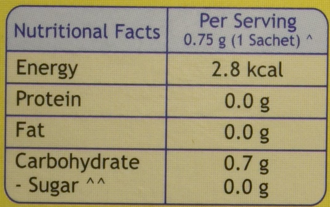 Sugar Free Natura Low Calorie Sugar Substitute, 50 Sachets, Pack of 1 Sugar Free Natura Low Calorie Sugar Substitute, 50 Sachets, Pack of 1
