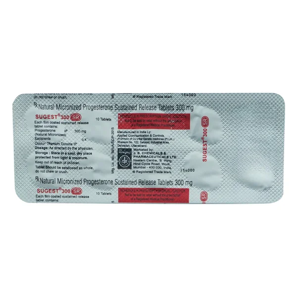 Sugest-SR 300 mg Tablet 10's, Pack of 10 TabletS