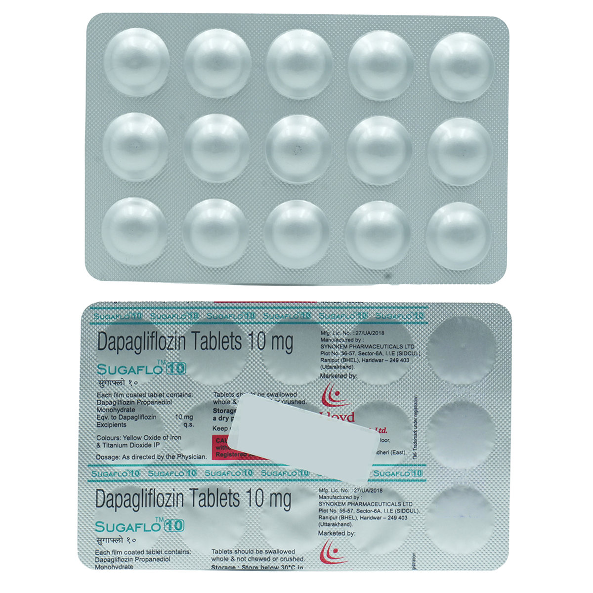 Sugaflo 10 Tablet 15's, Pack of 15 TabletS Sugaflo 10 Tablet 15's, Pack of 15 TabletS