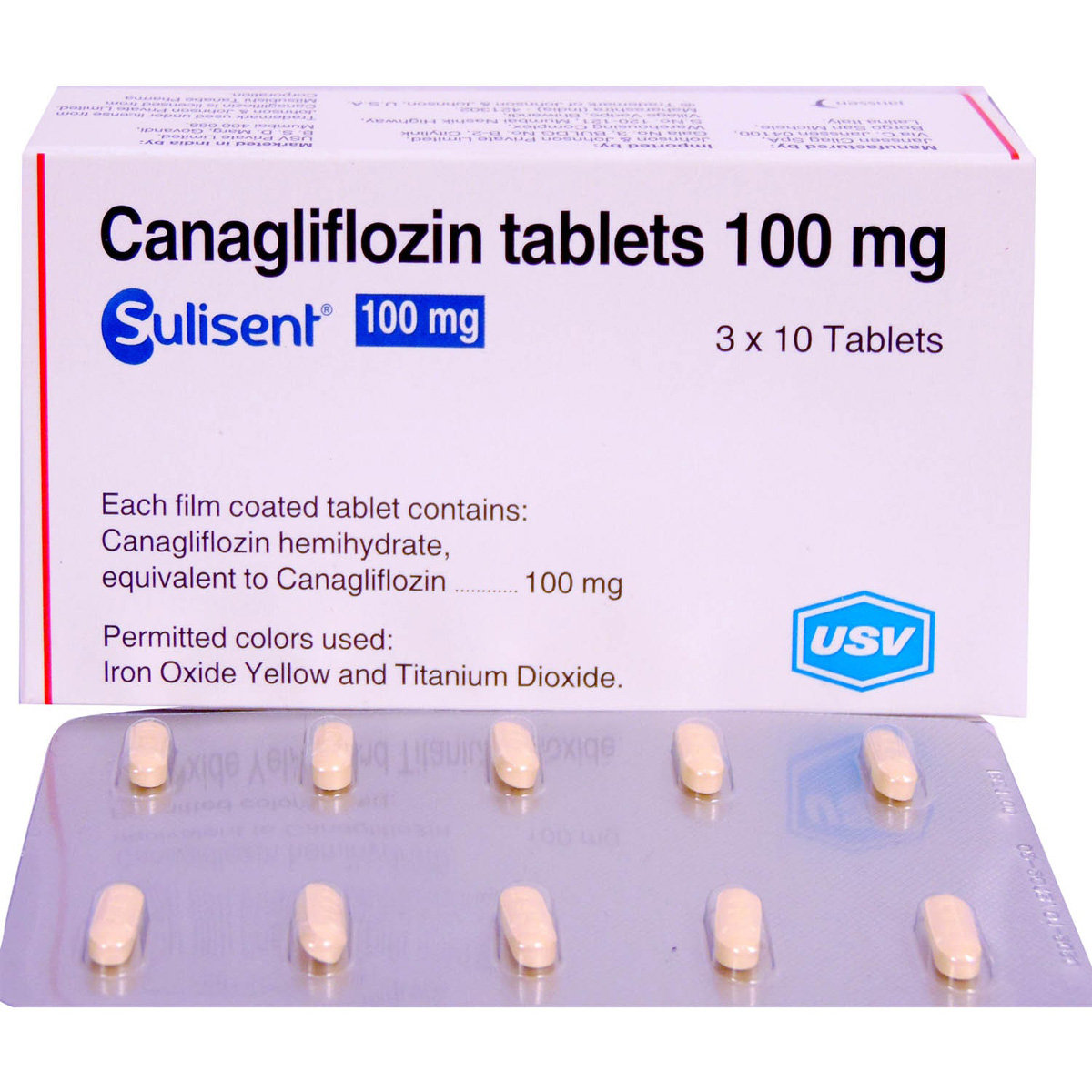 Sulisent 100 mg Tablet 10's, Pack of 10 TABLETS Sulisent 100 mg Tablet 10's, Pack of 10 TABLETS