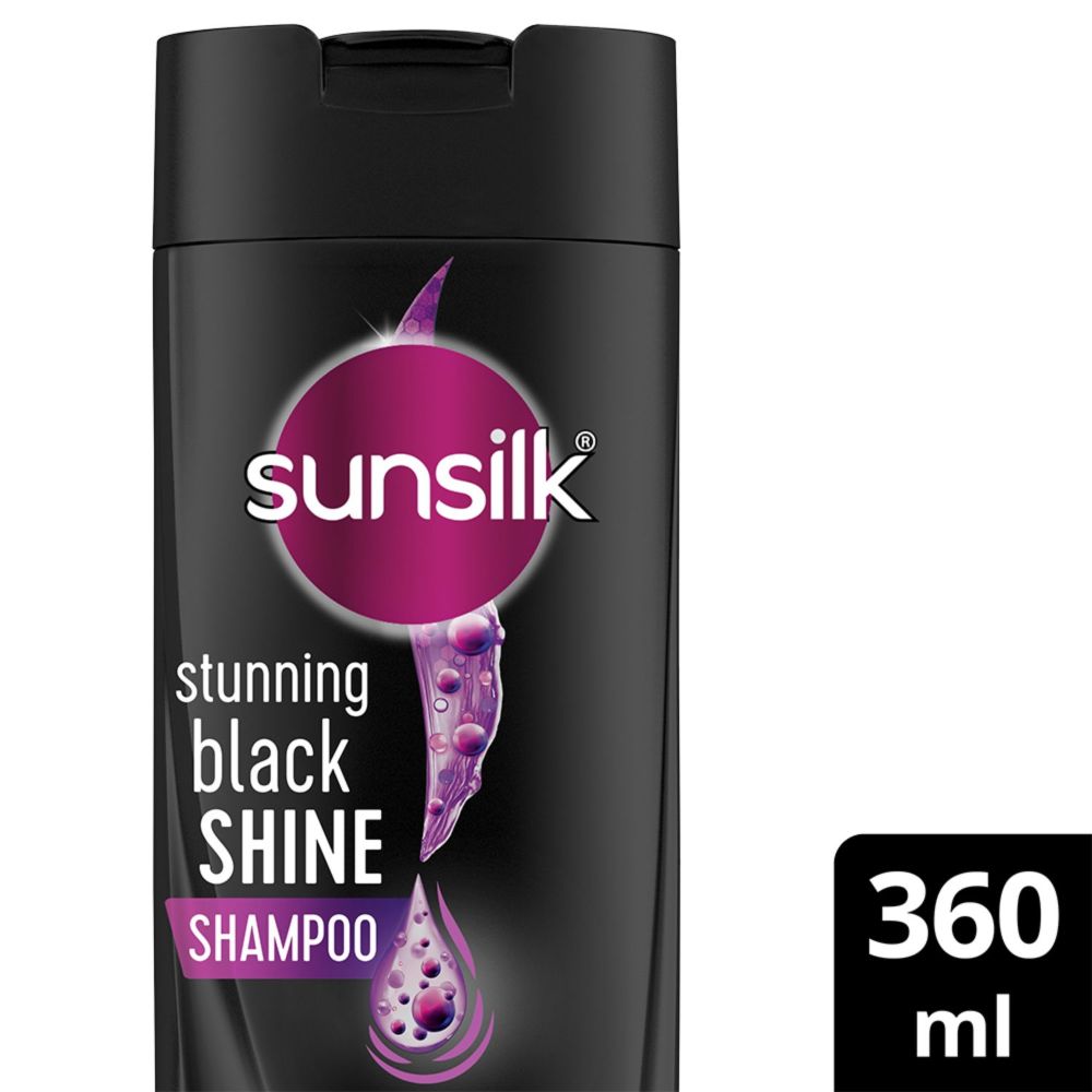 Sunsilk Stunning Black Shine Shampoo, 360 ml, Pack of 1 Sunsilk Stunning Black Shine Shampoo, 360 ml, Pack of 1