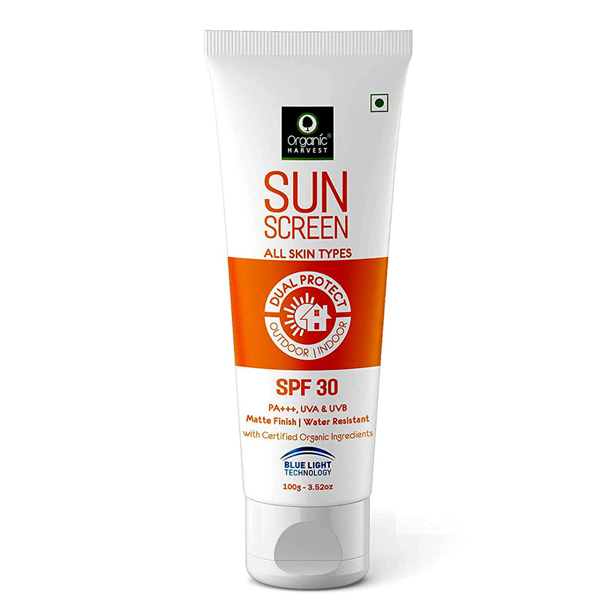 Organic Harvest Sunscreen SPF 30 PA+++ UVA & UVB, 100 gm, Pack of 1 Organic Harvest Sunscreen SPF 30 PA+++ UVA & UVB, 100 gm, Pack of 1