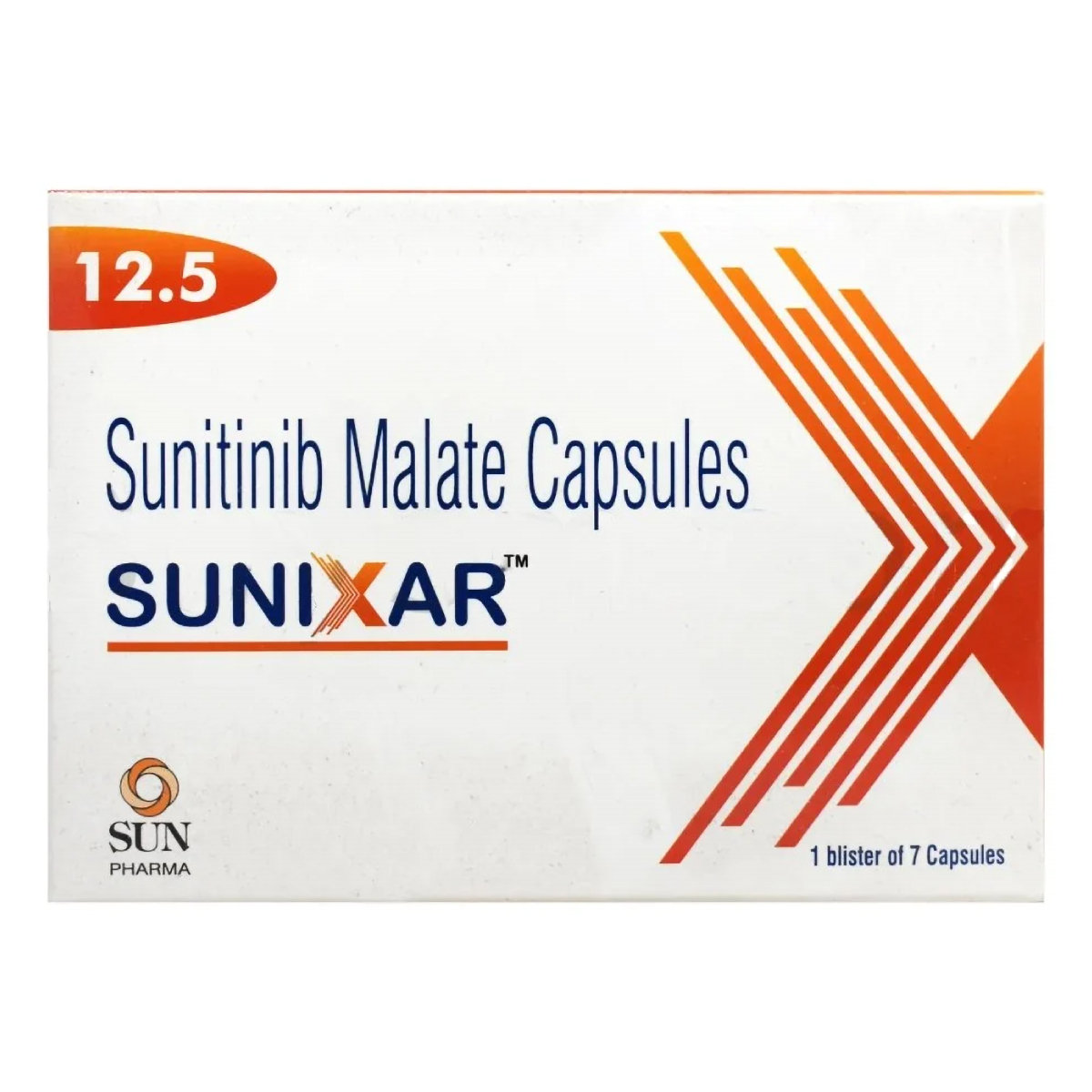 Sunixar 12.5 Capsule 7's, Pack of 7 CAPSULES Sunixar 12.5 Capsule 7's, Pack of 7 CAPSULES