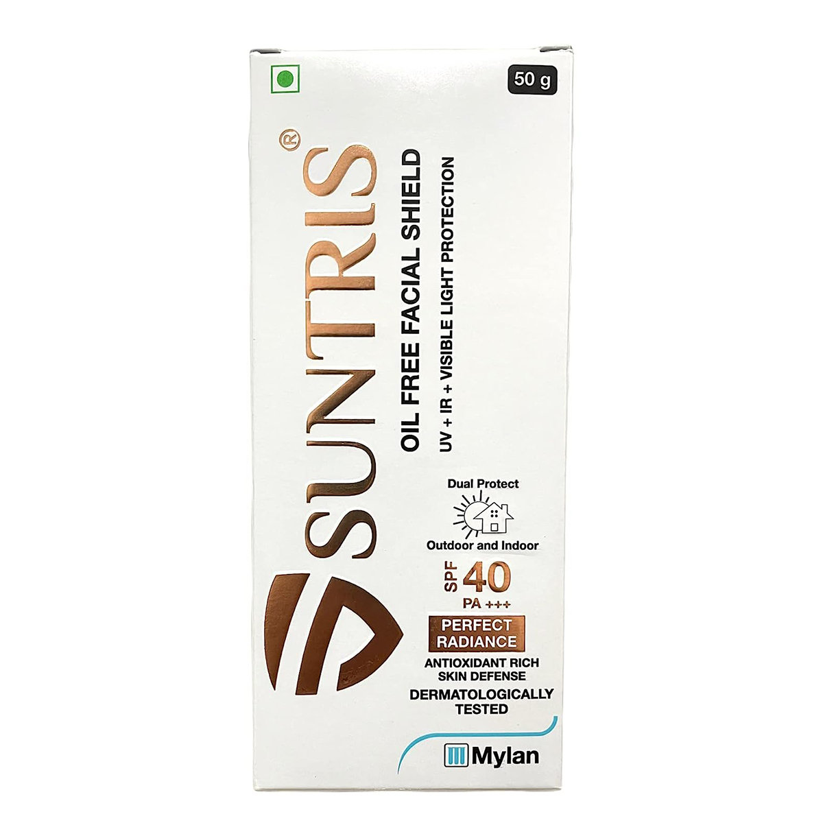 Suntris Oil Free SPF 40 PA+ Face Shield, 50 gm, Pack of 1 Suntris Oil Free SPF 40 PA+ Face Shield, 50 gm, Pack of 1