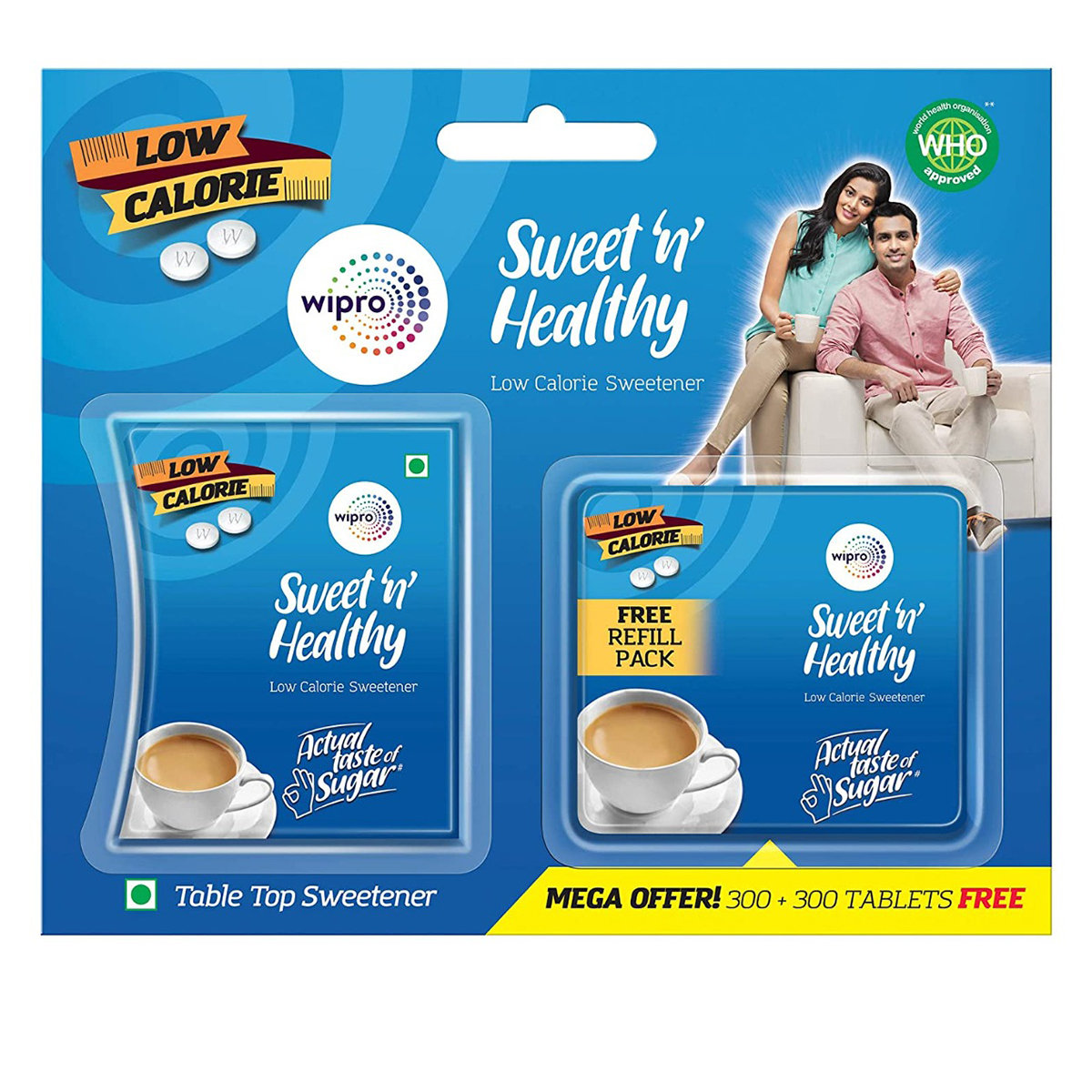 Sweet N Healthy, 300 Tablets + 300 Free, Pack of 1 Sweet N Healthy, 300 Tablets + 300 Free, Pack of 1