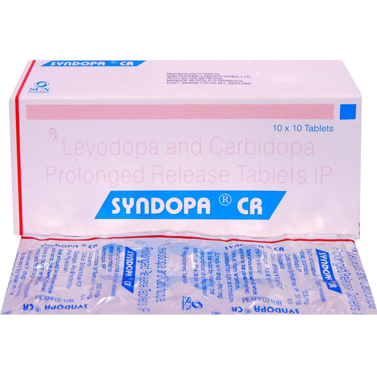 Syndopa CR Tablet 10's, Pack of 10 TABLETS Syndopa CR Tablet 10's, Pack of 10 TABLETS