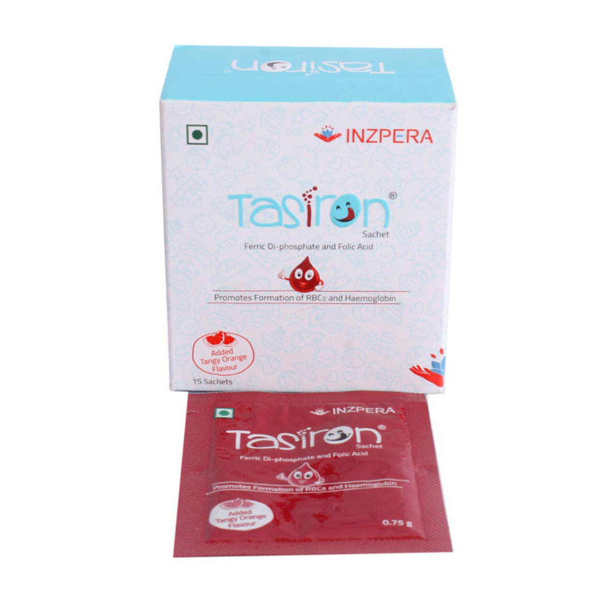 Tasiron Tangy Orange Sachet 15X0.75 gm, Pack of 1 Tasiron Tangy Orange Sachet 15X0.75 gm, Pack of 1