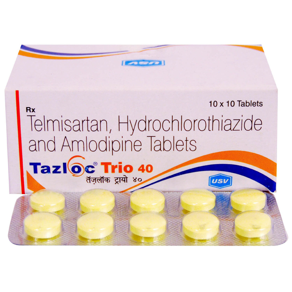 Tazloc Trio 40 Tablet 10's, Pack of 10 Tazloc Trio 40 Tablet 10's, Pack of 10