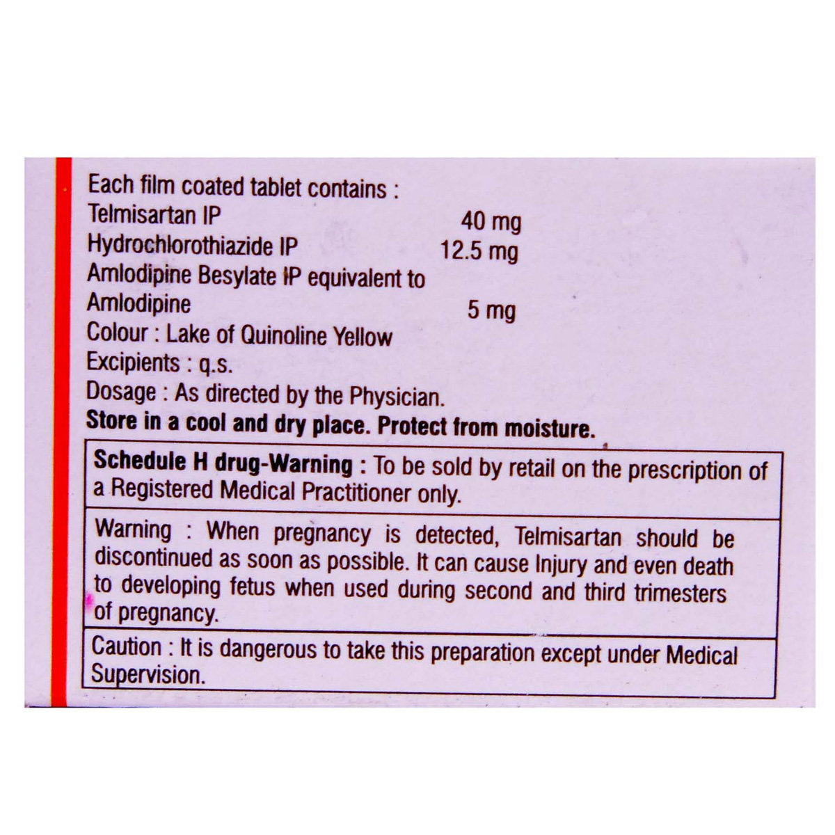 Tazloc Trio 40 Tablet 10's, Pack of 10 Tazloc Trio 40 Tablet 10's, Pack of 10