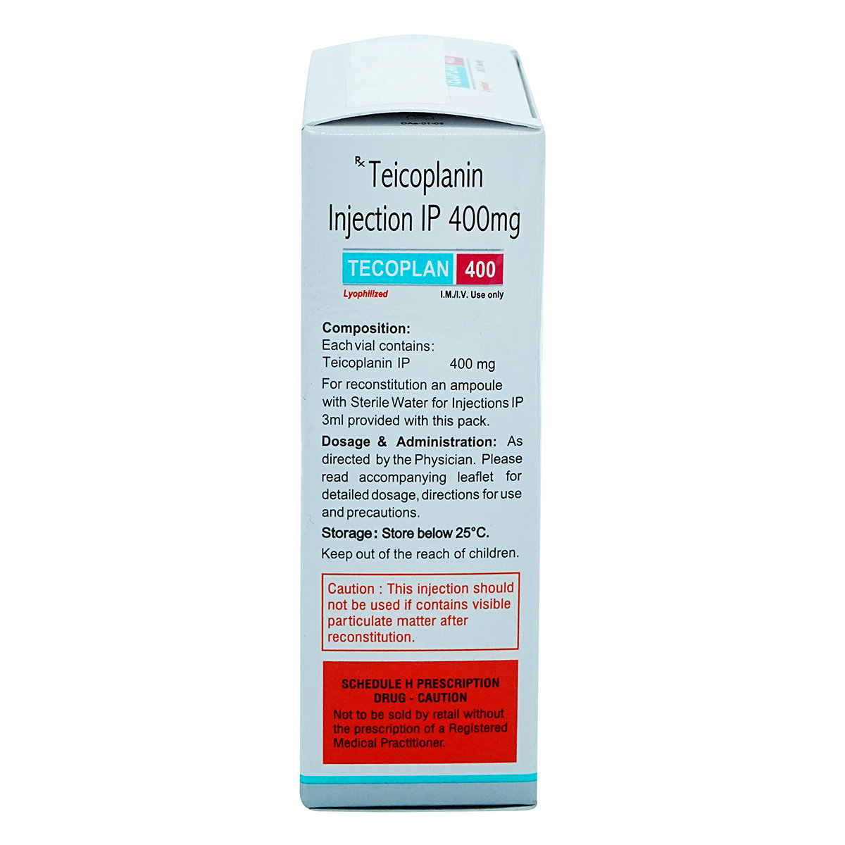 Tecoplan 400 mg Injection 1's, Pack of 1 Injection Tecoplan 400 mg Injection 1's, Pack of 1 Injection