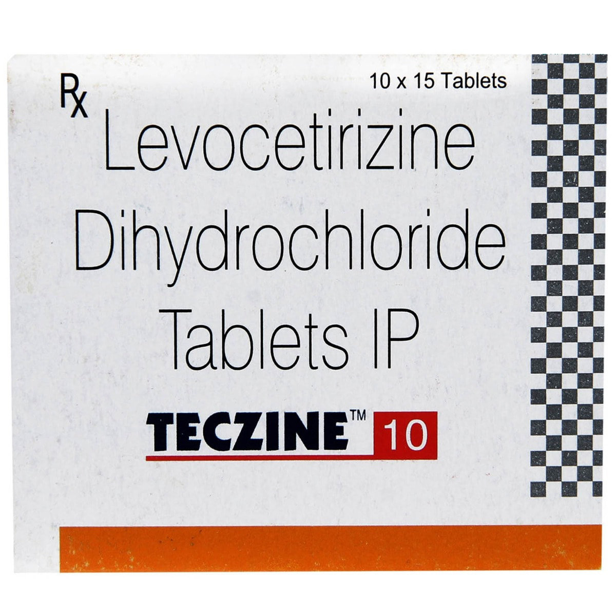 Teczine 10 Tablet 15's, Pack of 15 TABLETS Teczine 10 Tablet 15's, Pack of 15 TABLETS