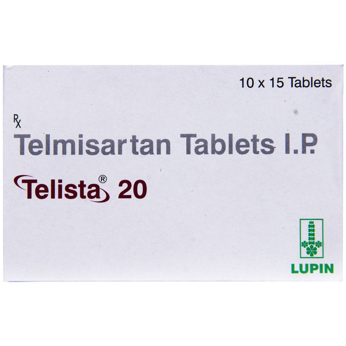 Telista 20 Tablet 15's, Pack of 15 TABLETS Telista 20 Tablet 15's, Pack of 15 TABLETS