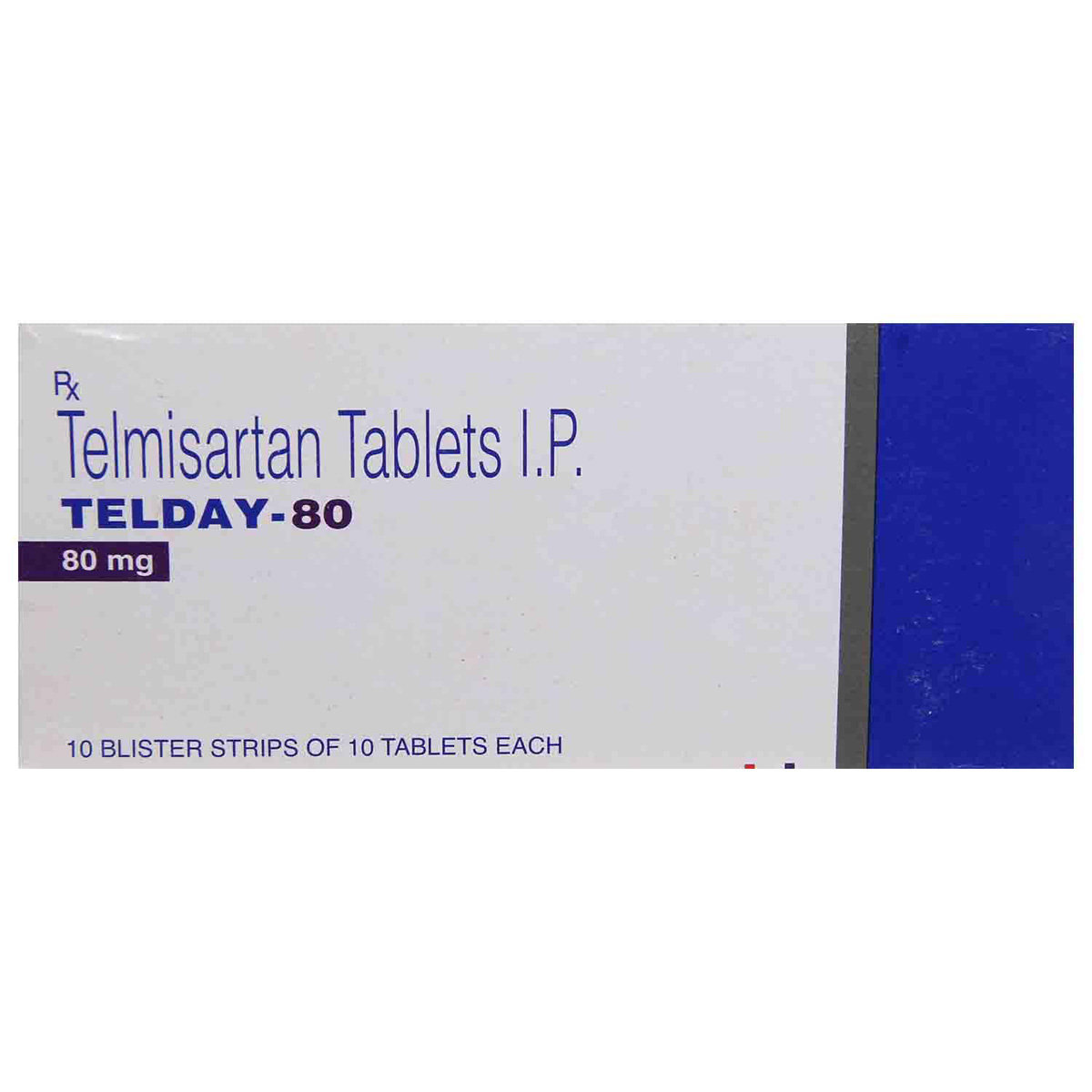 Telday-80 Tablet 10's, Pack of 10 TABLETS Telday-80 Tablet 10's, Pack of 10 TABLETS