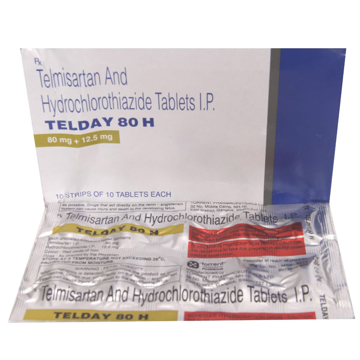 Telday 80 H Tablet 10's, Pack of 10 Telday 80 H Tablet 10's, Pack of 10