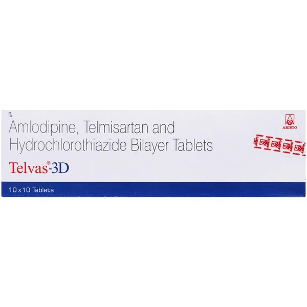 Telvas-3D Tablet 10's, Pack of 10