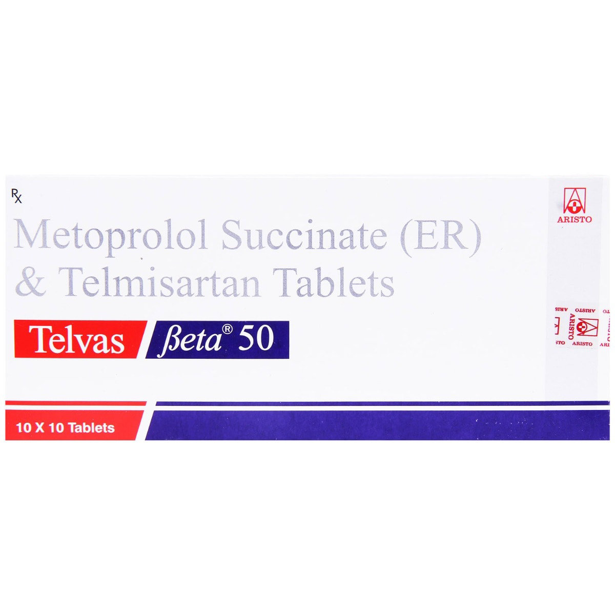 Telvas Beta 50 Tablet 10's, Pack of 10 Telvas Beta 50 Tablet 10's, Pack of 10