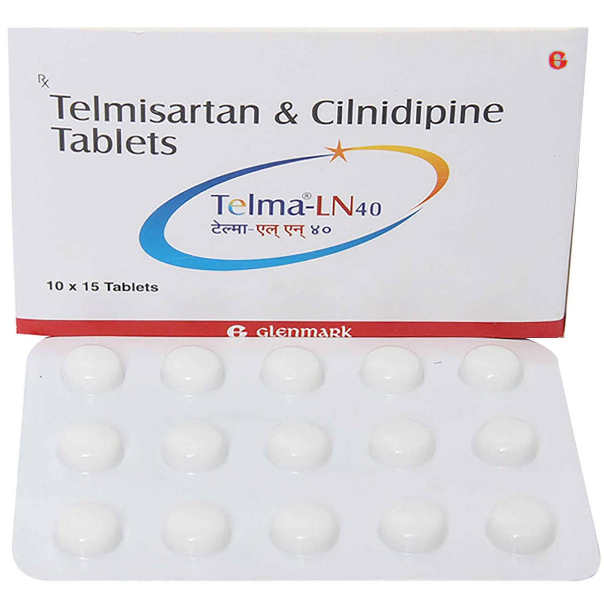 Telma-LN 40 Tablet 15's, Pack of 15 Telma-LN 40 Tablet 15's, Pack of 15