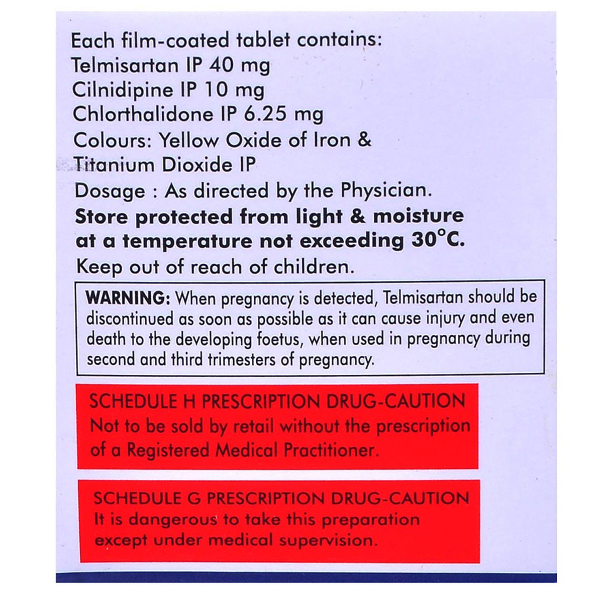 Telplus Trio Tablet 10's, Pack of 10 Telplus Trio Tablet 10's, Pack of 10