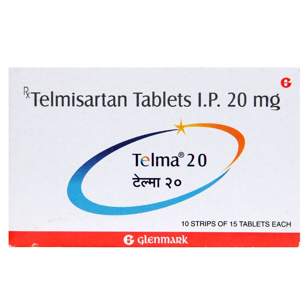 Telma 20 Tablet 15's, Pack of 15 TABLETS Telma 20 Tablet 15's, Pack of 15 TABLETS