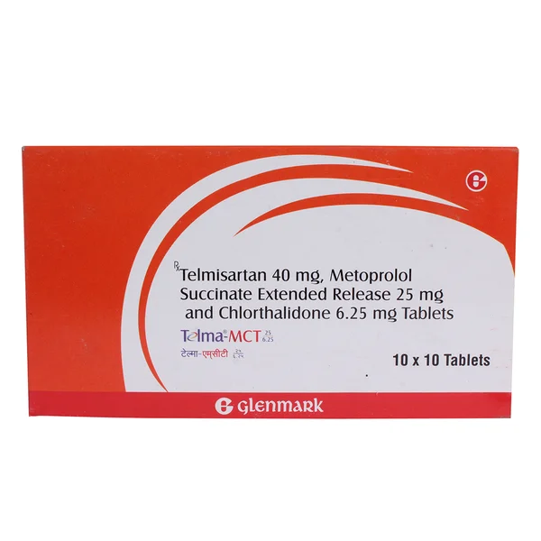 Telma MCT 25/6.25 Tablet 10's, Pack of 10 TabletS