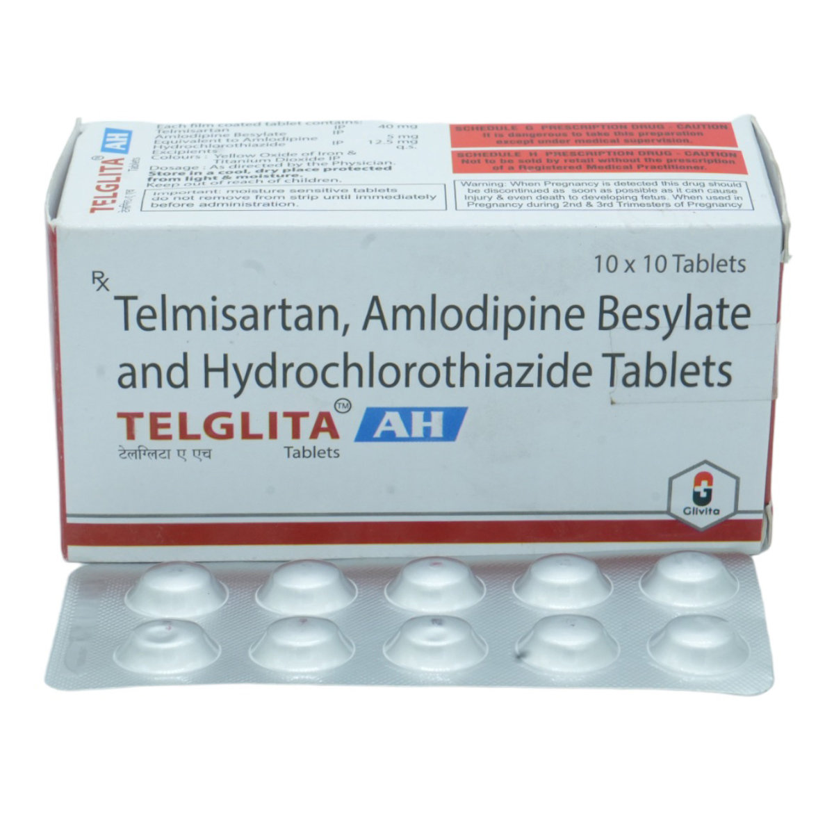 Telglita AH Tablet 10's, Pack of 10 Telglita AH Tablet 10's, Pack of 10