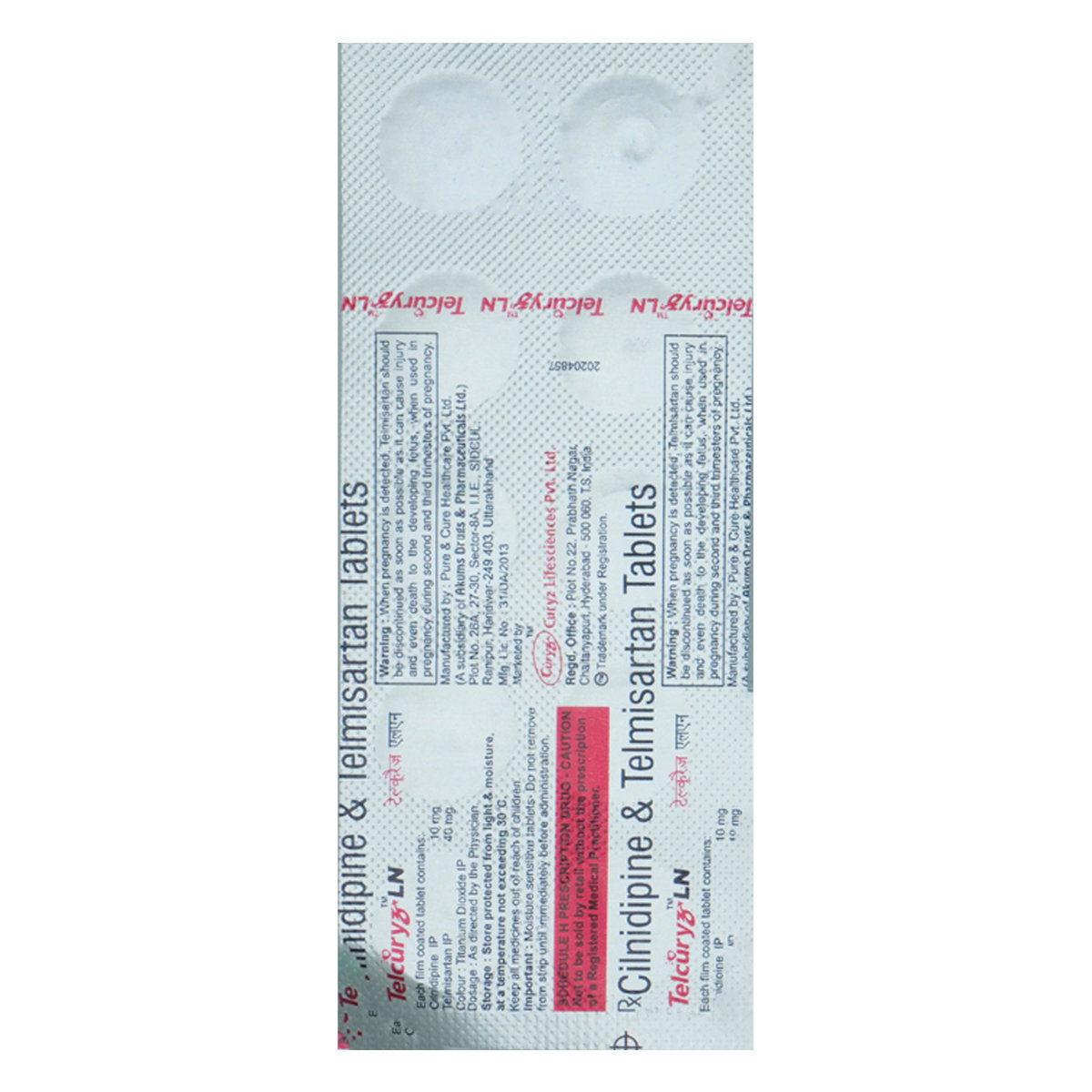 Telcuryz-LN Tablet 10's, Pack of 10 TabletS Telcuryz-LN Tablet 10's, Pack of 10 TabletS