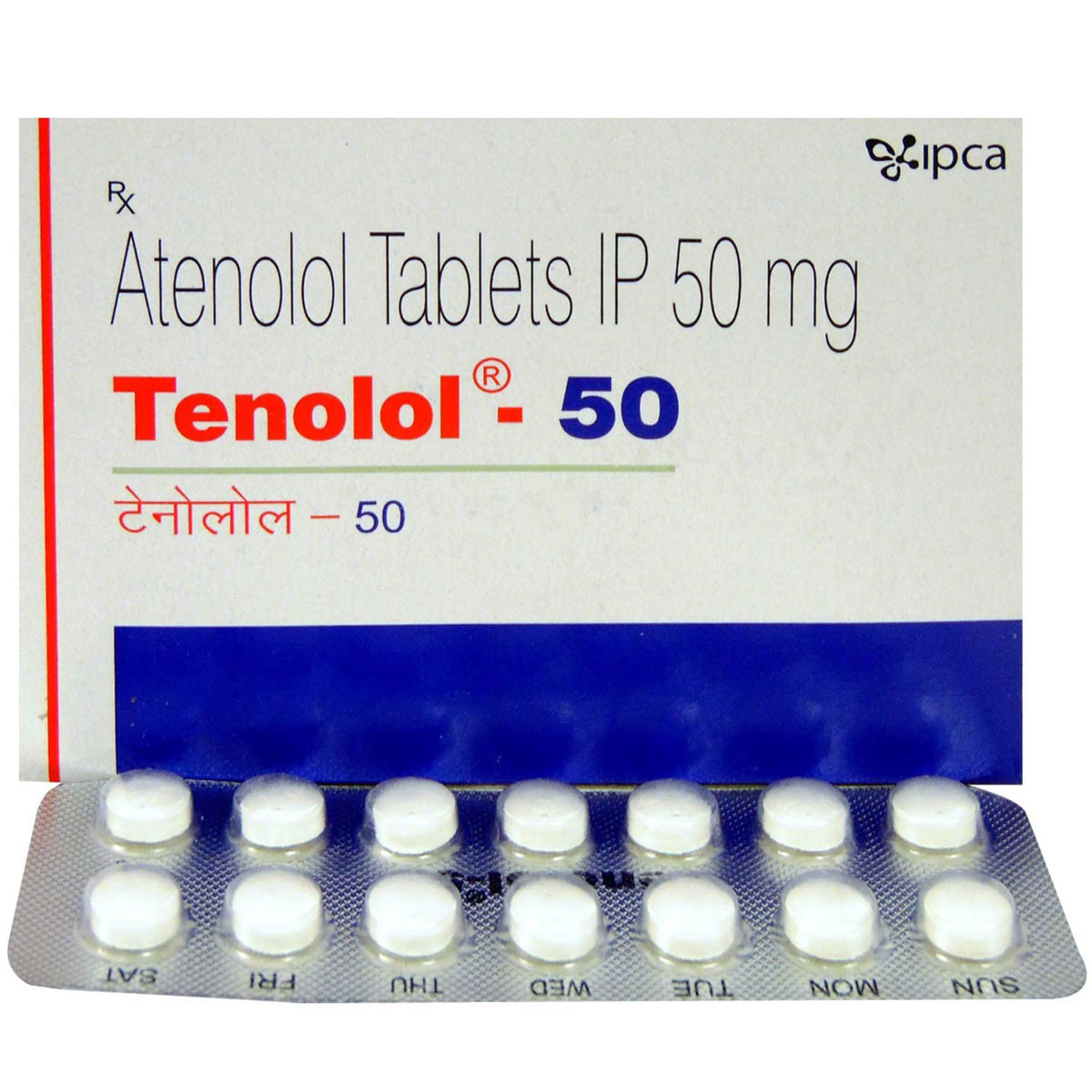 Tenolol-50 Tablet 14's, Pack of 14 TABLETS Tenolol-50 Tablet 14's, Pack of 14 TABLETS