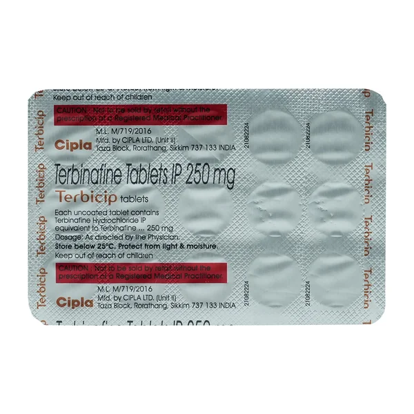 Terbicip 250 Tablet 15's, Pack of 15 TabletS