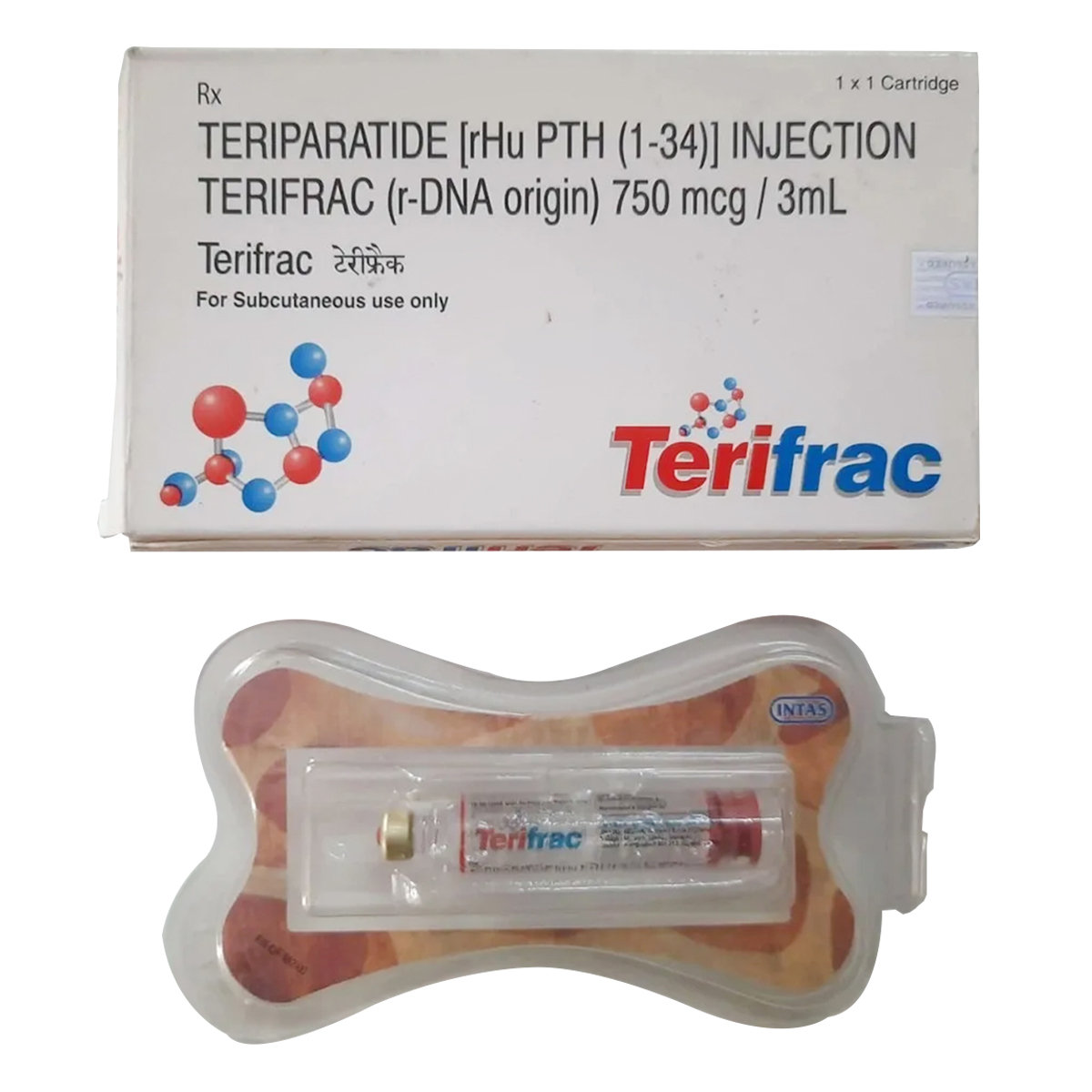 Terifrac 750 mcg Injection 3 ml, Pack of 1 Injection Terifrac 750 mcg Injection 3 ml, Pack of 1 Injection