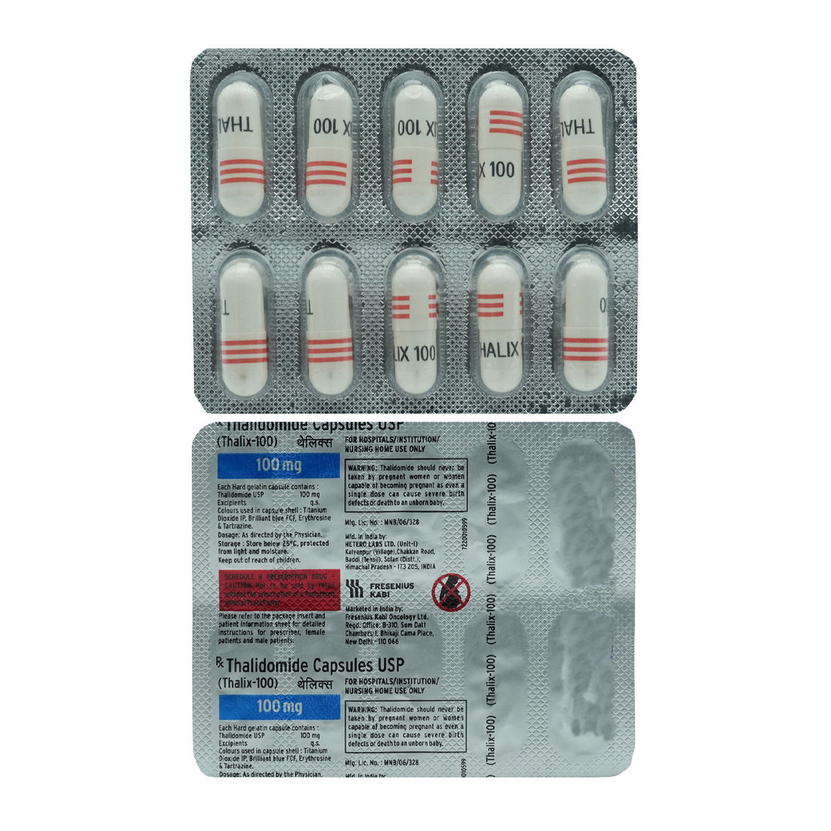 Thalix-100 Capsule 10's, Pack of 10 CAPSULES Thalix-100 Capsule 10's, Pack of 10 CAPSULES