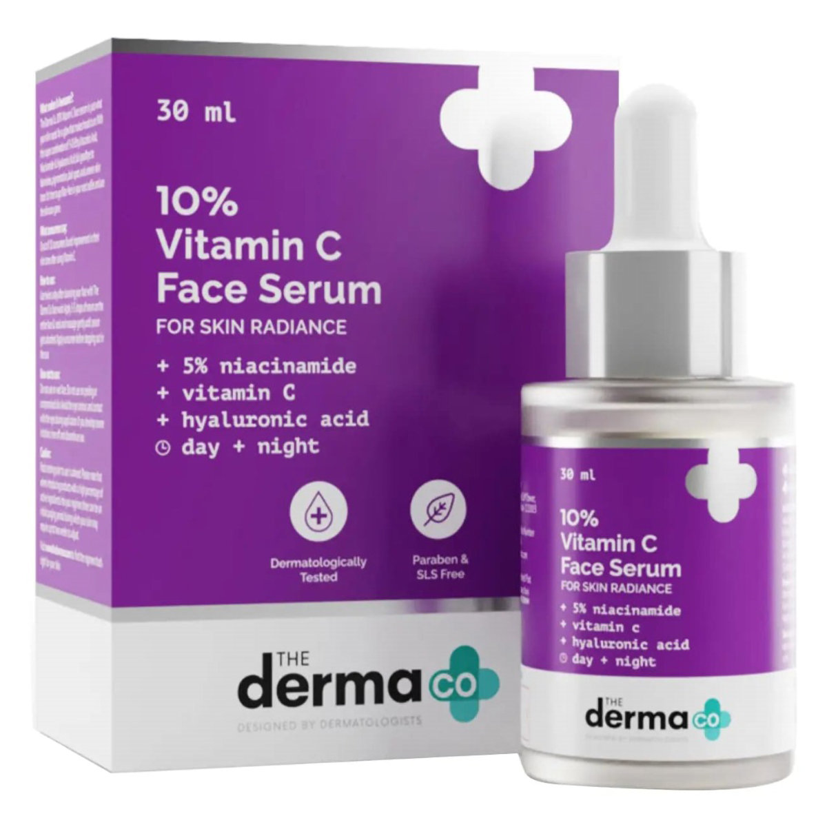 The Derma Co 10% Vitamin C Face Serum, 30 ml, Pack of 1 The Derma Co 10% Vitamin C Face Serum, 30 ml, Pack of 1