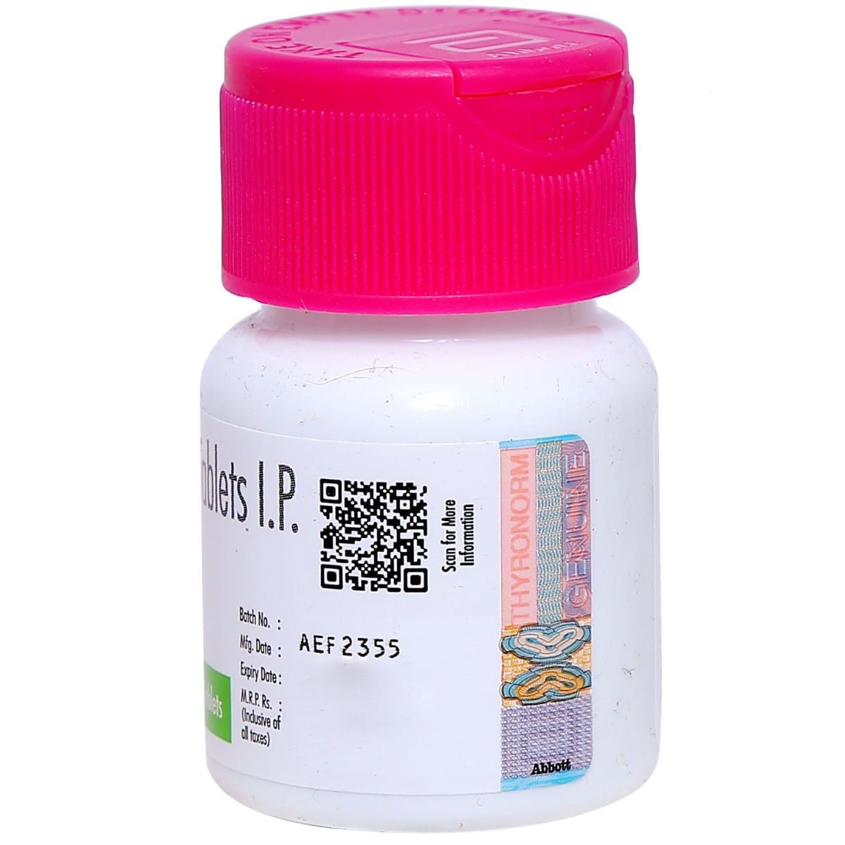 Thyronorm 150 mcg Tablet 120's, Pack of 1 TABLET Thyronorm 150 mcg Tablet 120's, Pack of 1 TABLET