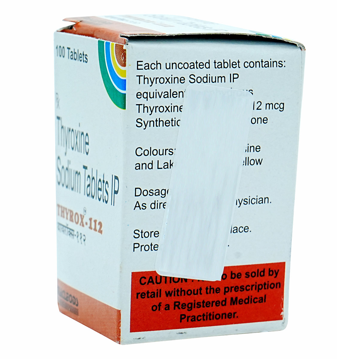 Thyrox 112 Tablet 100's, Pack of 1 TABLET Thyrox 112 Tablet 100's, Pack of 1 TABLET