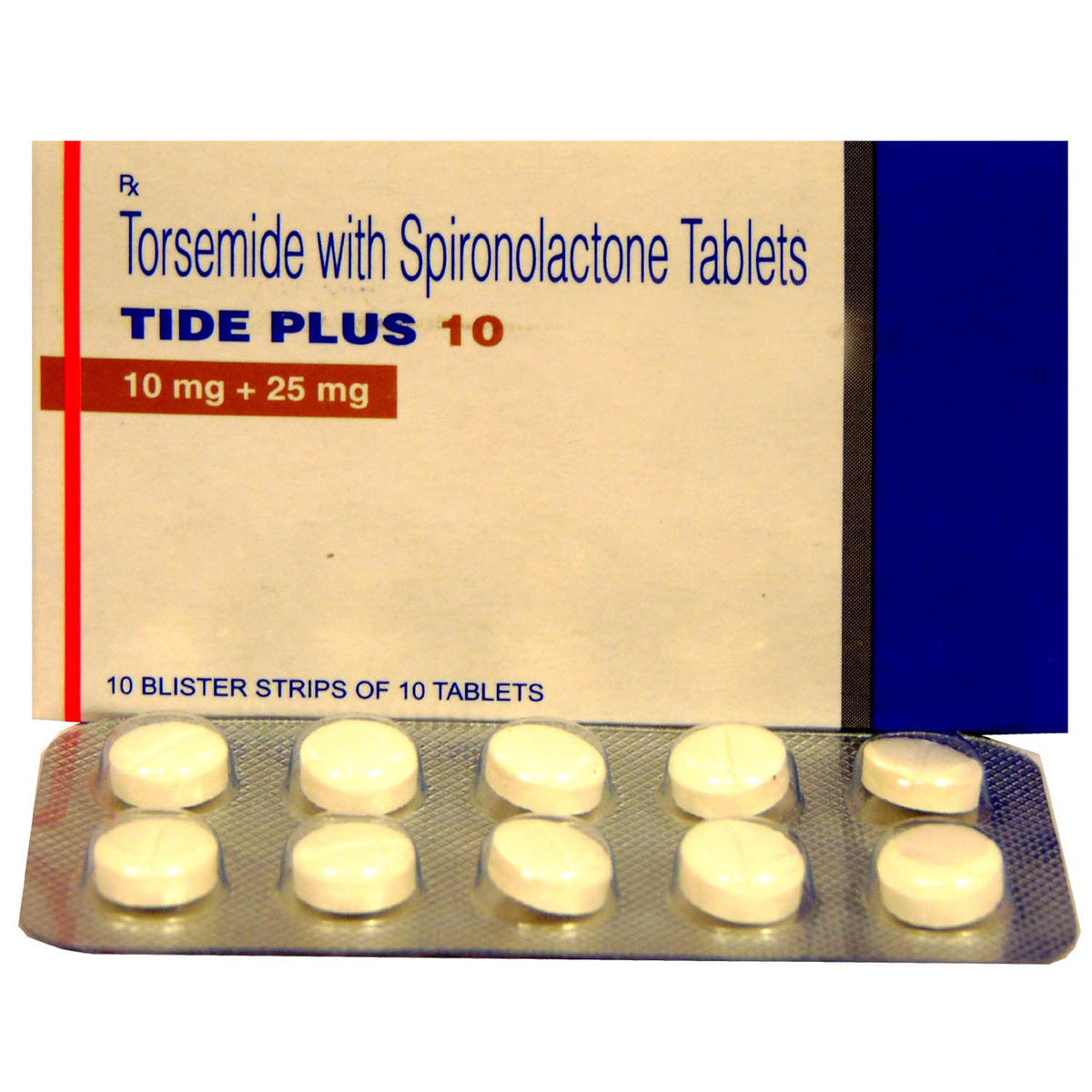Tide Plus 10 Tablet 10's, Pack of 10 TABLETS Tide Plus 10 Tablet 10's, Pack of 10 TABLETS