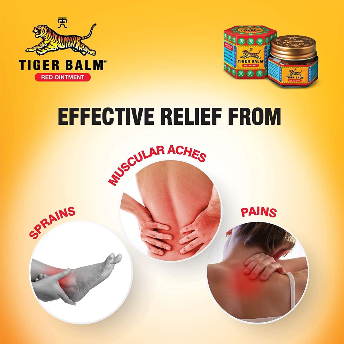 Tiger Balm Red Ointment, 8 gm, Pack of 1 Tiger Balm Red Ointment, 8 gm, Pack of 1