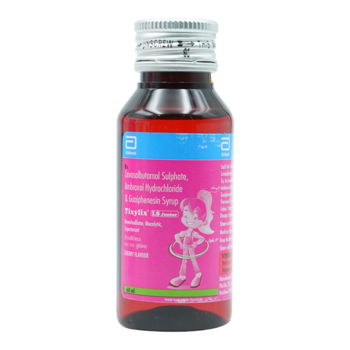 Tixylix LS Junior Cherry Syrup 60 ml, Pack of 1 SYRUP Tixylix LS Junior Cherry Syrup 60 ml, Pack of 1 SYRUP