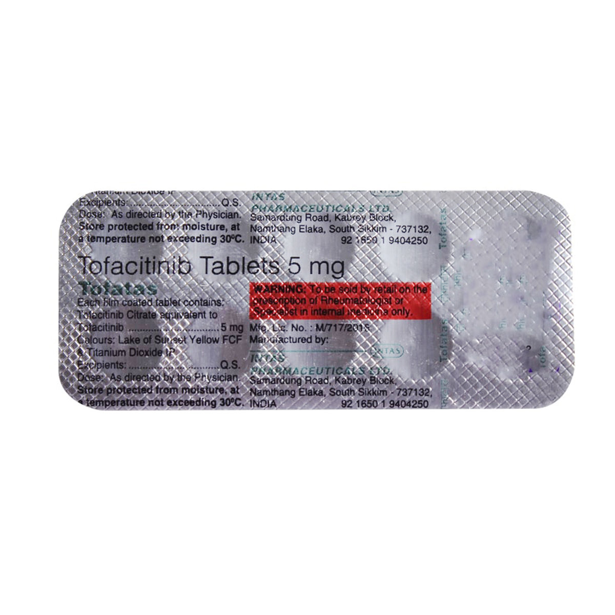 Tofatas 5 mg Tablet 10's, Pack of 10 TabletS Tofatas 5 mg Tablet 10's, Pack of 10 TabletS