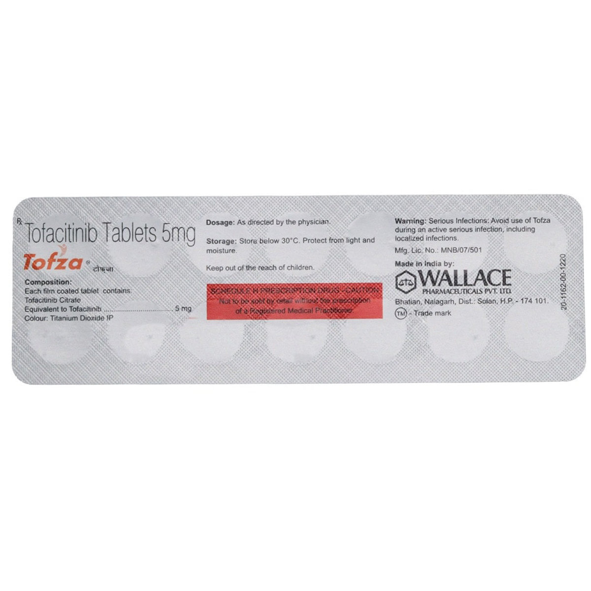 Tofza 5 Tablet 14's, Pack of 14 TABLETS Tofza 5 Tablet 14's, Pack of 14 TABLETS