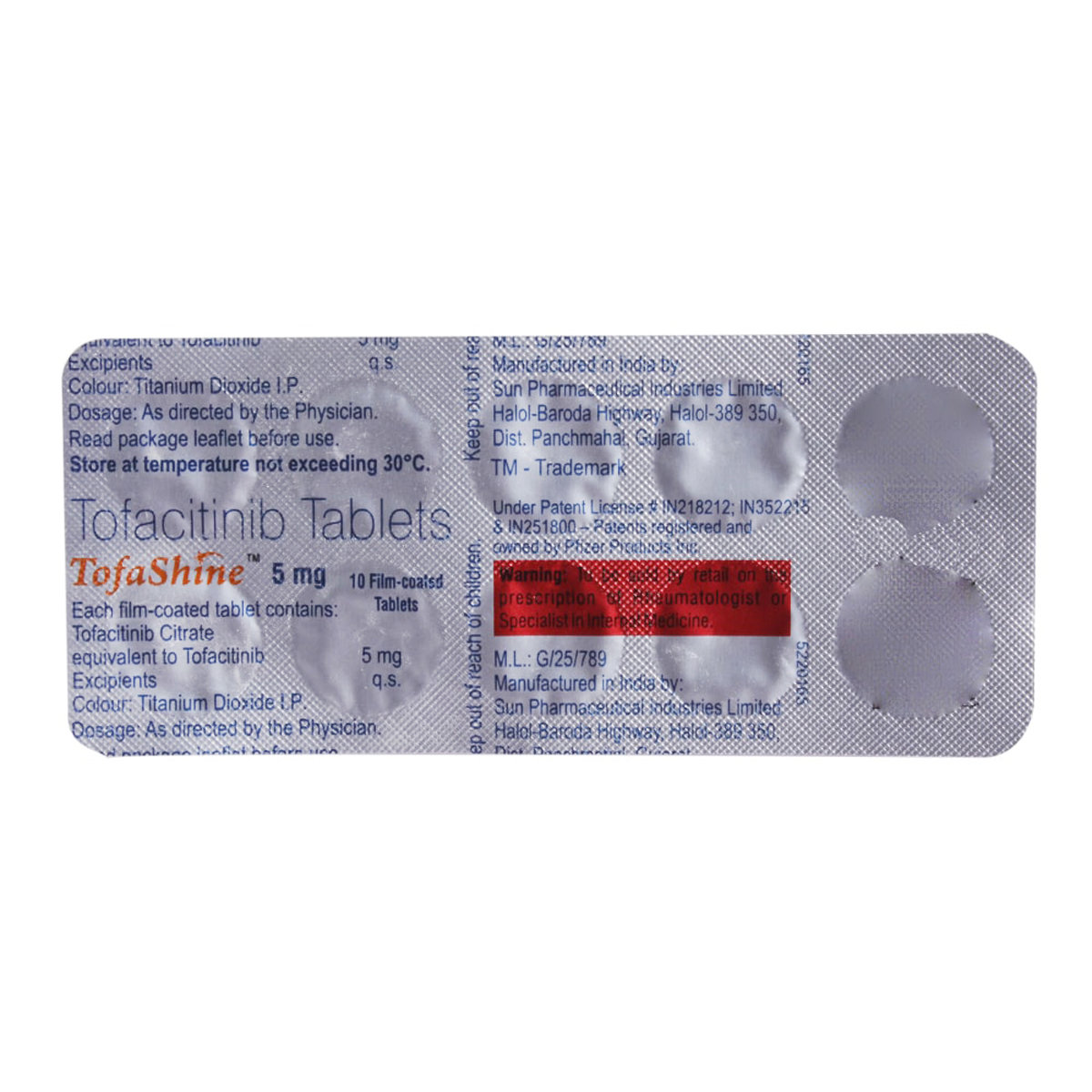 Tofashine 5 mg Tablet 10's, Pack of 10 TABLETS Tofashine 5 mg Tablet 10's, Pack of 10 TABLETS