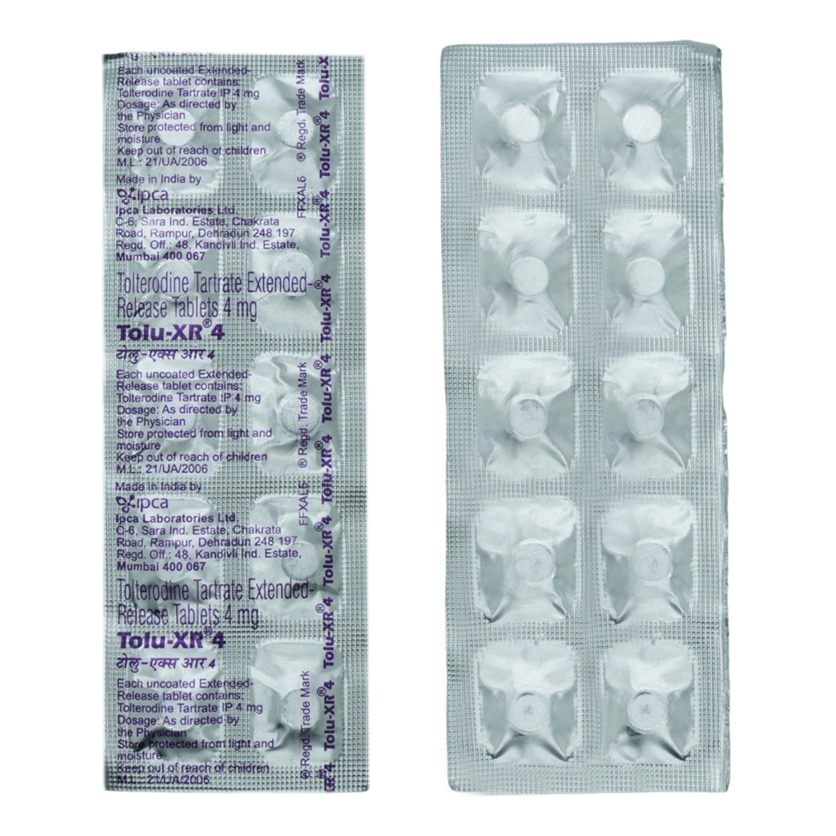 Tolu-XR 4 Tablet 10's, Pack of 10 TABLETS Tolu-XR 4 Tablet 10's, Pack of 10 TABLETS